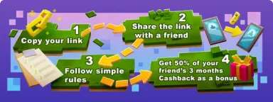 Cashback from refer friends